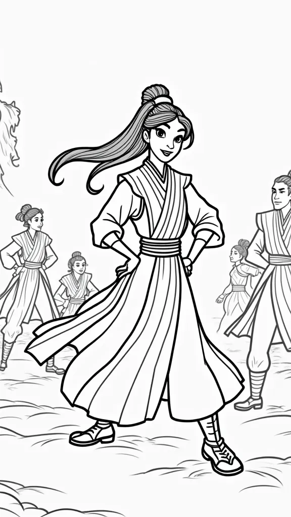 coloriages imprimables mulan